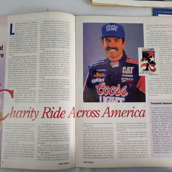 Vtg 90s Set of 5 TODAY'S COUNTRY Magazines 104 WTQR Music Shania Reba Autograph - Picture 4 of 8